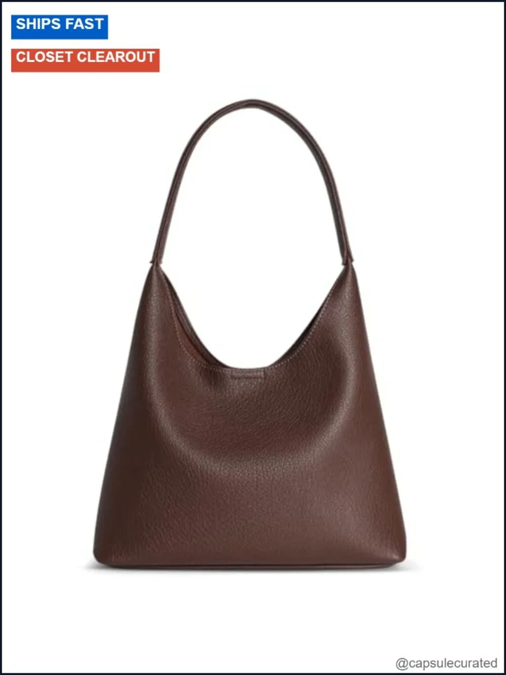Women's Slouchy Hobo Bag - Soft Vegan Leather Shoulder Purse with Magnetic